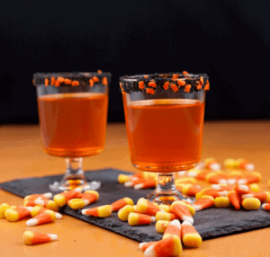 Who doesn't love a candy corn martini? This Halloween candy corn cocktail recipe is an orange colored drink and too delicious for just Halloween!