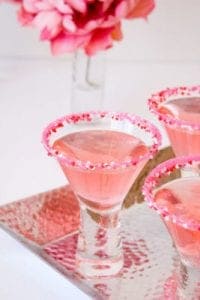 Tropical Pink Cosmopolitan Martini