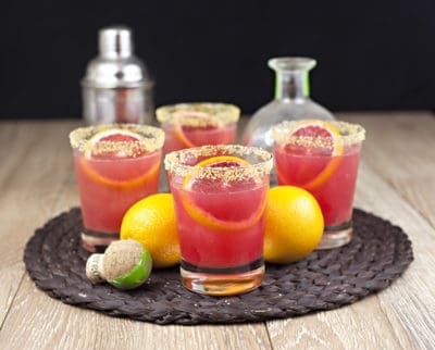 Blood Orange Mezcal Cocktail