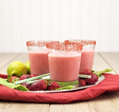 Strawberry Coconut Coladaritas