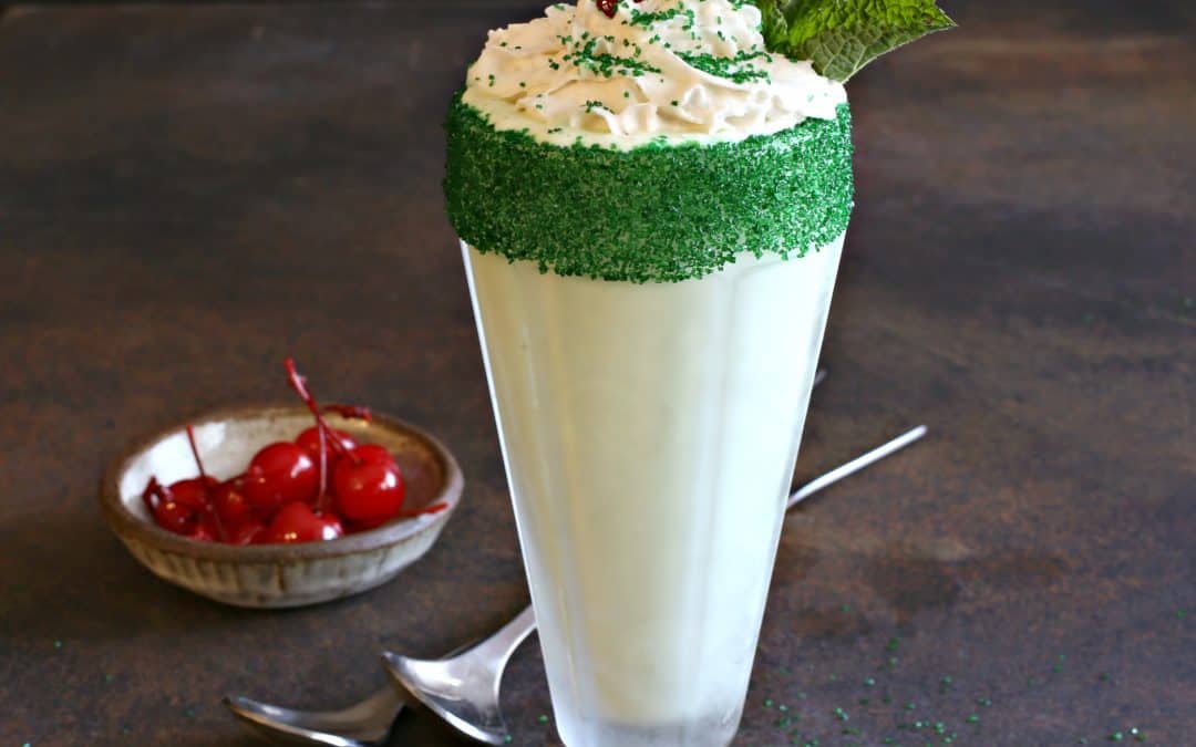 Boozy Mint Milkshake