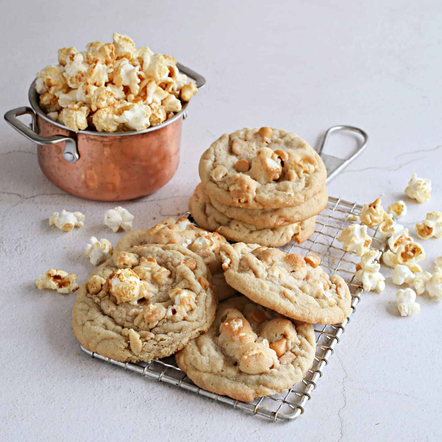Salted Caramel Popcorn Cookies Try Dell Cove Spices