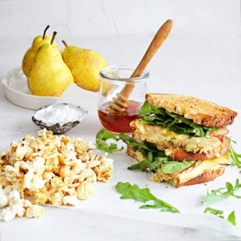 Pear and Brie Sandwich - Square 1