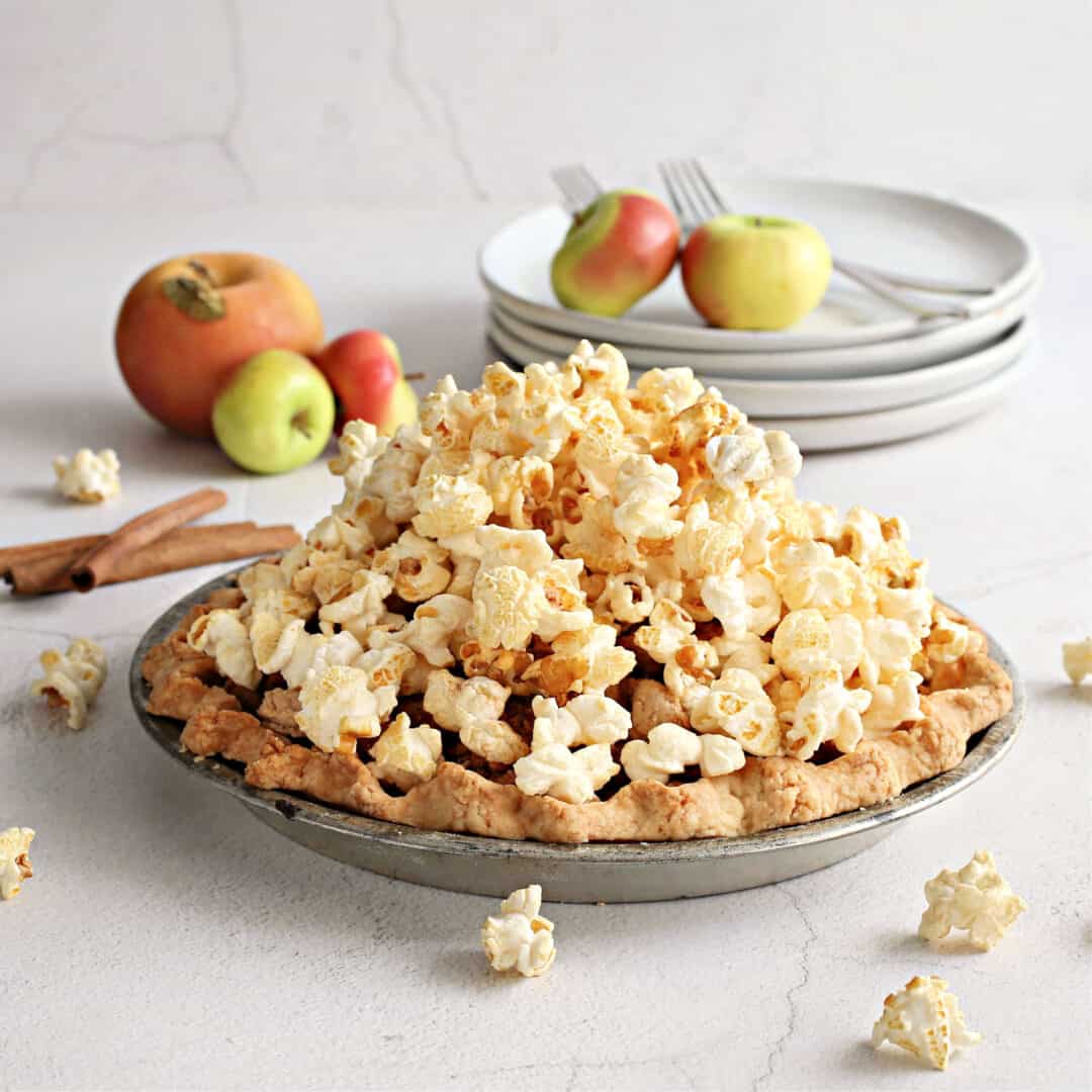 French Apple Popcorn Pie - Square 1